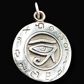Horus Eye Pendant in Silver 2.5 cm 6 g Art 607 - Bricks Masons