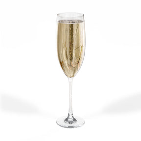 Master Mason Blue Lodge Champagne Flute - Square & Compasses Forget Me Not - Bricks Masons