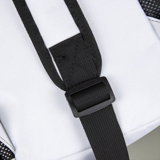 PYCH Crossbody Bag - White Nylon With Multiple Pockets - Bricks Masons