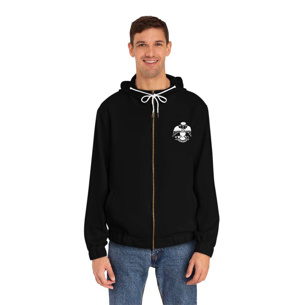 33rd Degree Scottish Rite Hoodie - Wings Down Black