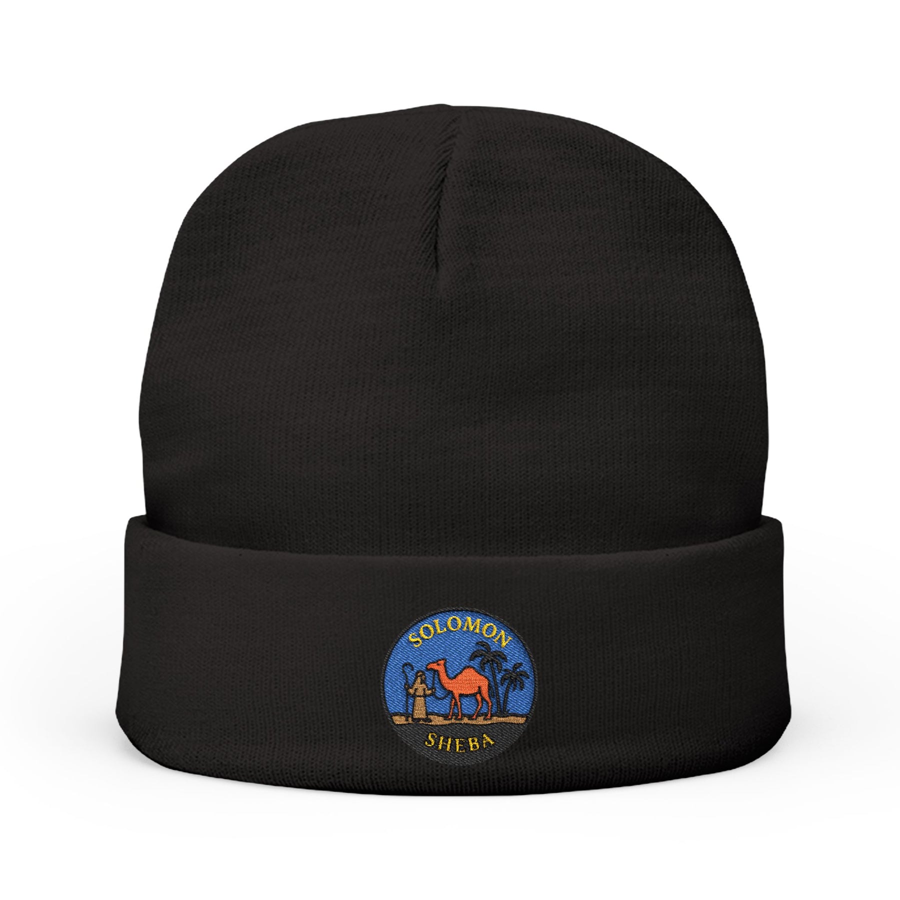 Queen of the South Beanie - Knit Embroidery Emblem - Bricks Masons