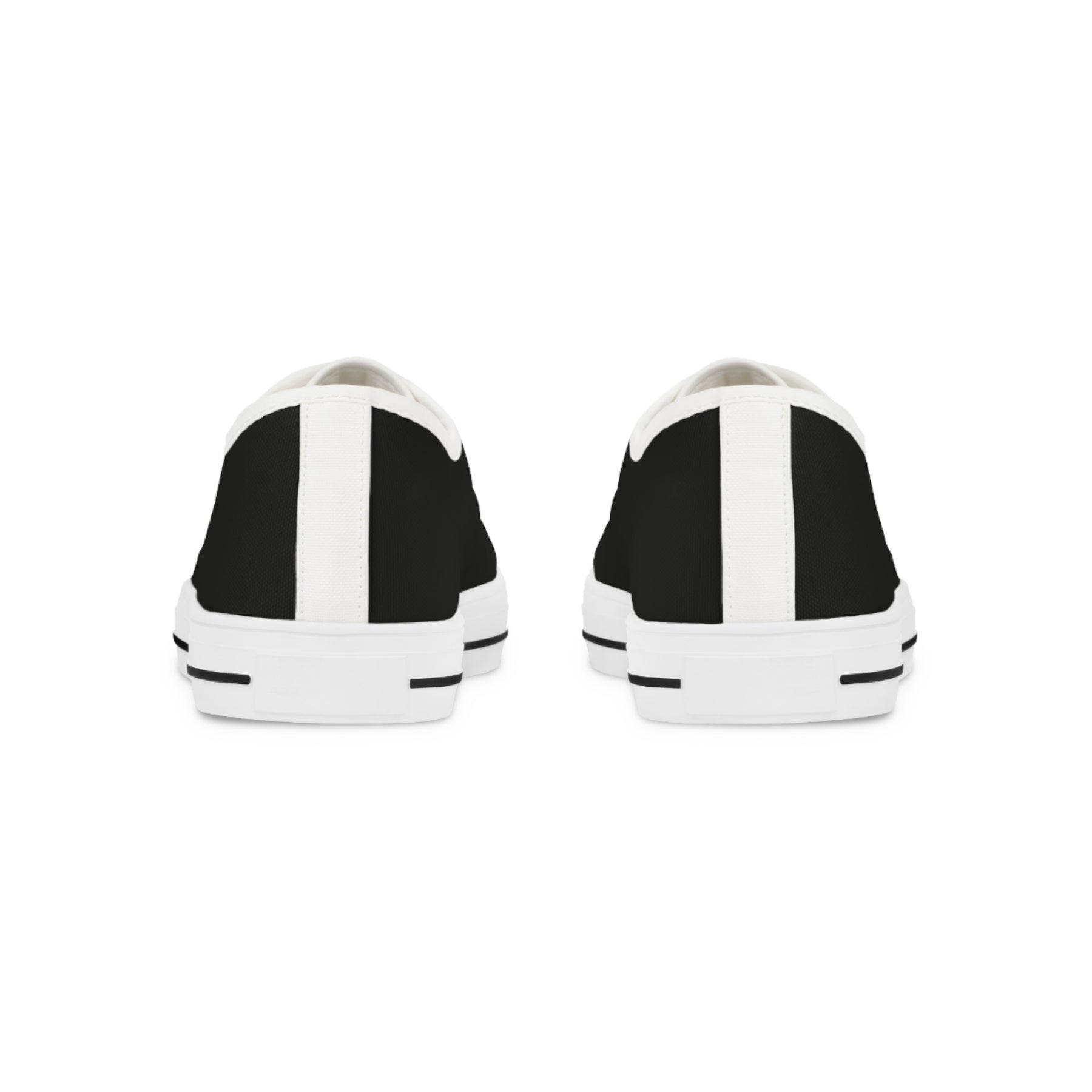 Grand Tiler of Solomon Sneaker - Low Top Sneaker Black & White Golden Emblem - Bricks Masons