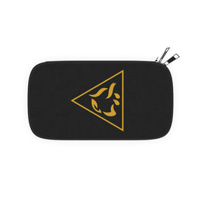 Grand Tiler of Solomon Passport Wallet - Gold & Black With Shoulder & Wrist Strap - Bricks Masons
