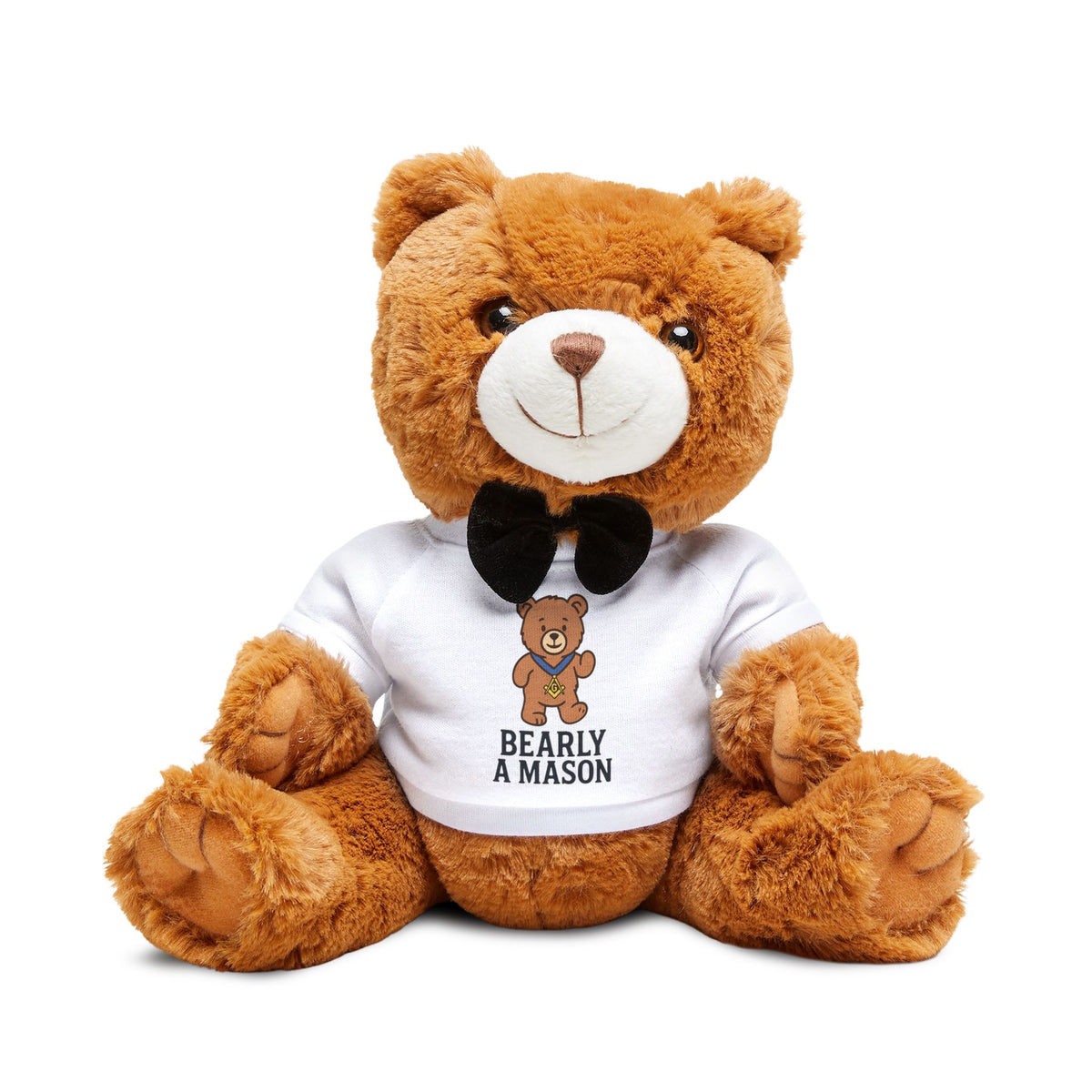 Master Mason Blue Lodge Teddy Bear - Bearly A Mason Plushie - Bricks Masons