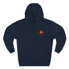 St. Thomas of Acon Hoodie - Embroidered Front Panel - Bricks Masons