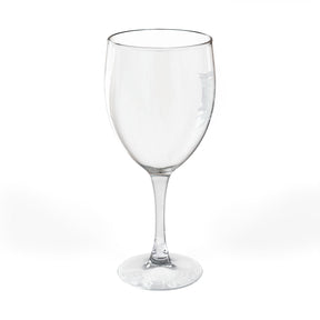 Master Mason Blue Lodge Wine Glass - Square & Compass G with Twin Pillars & Radiant Light