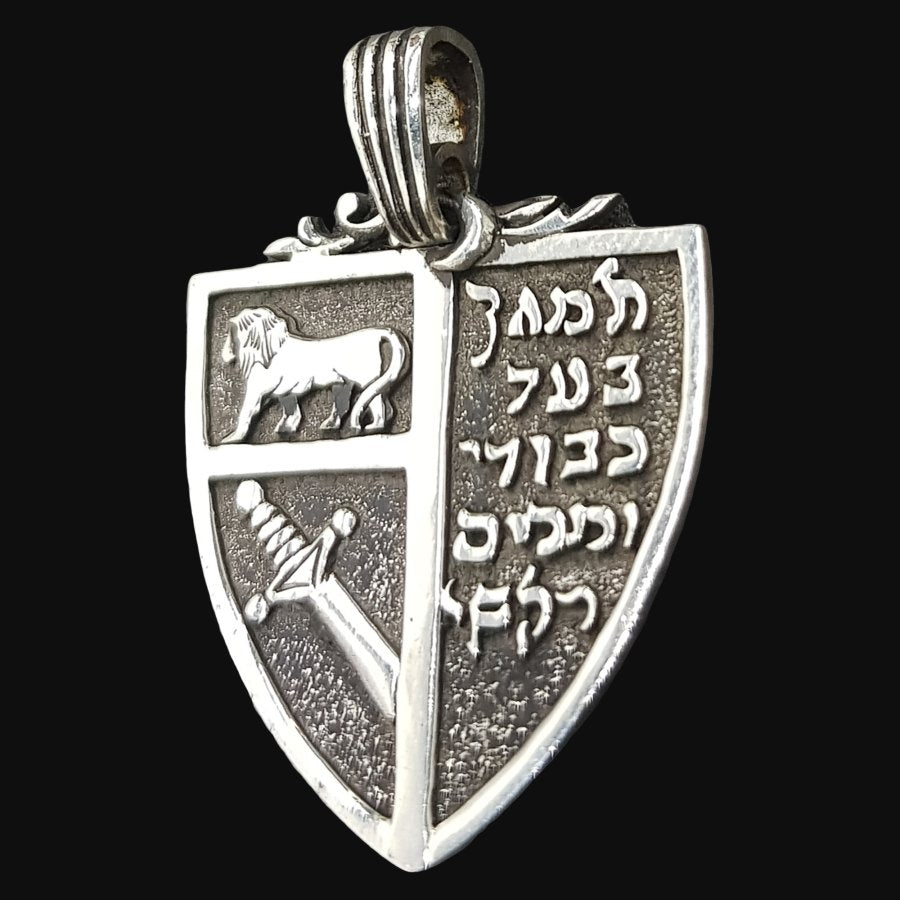 Kabbalah Protection Elements Pendant 4.5 x 2.5 cm 7 g Art 906 - Bricks Masons