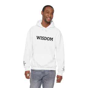 Master Mason Blue Lodge Hoodie - Wisdom Front & Sleeves Embroidery - Bricks Masons