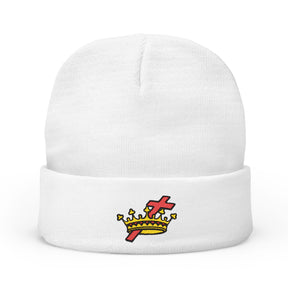 Lady Knights HoTC Beanie - Knit Embroidery Emblem - Bricks Masons
