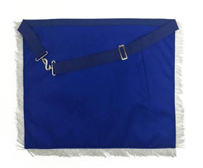 Past Master Blue Lodge Apron - Silver & Gold Hand Embroidery