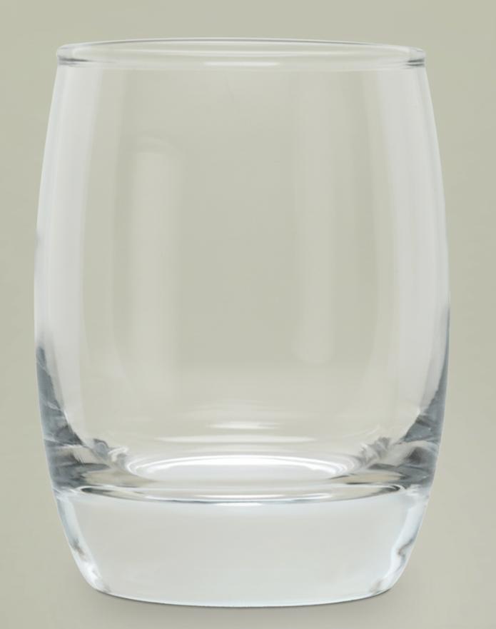 Master Mason Blue Lodge Whiskey Glass - S & C G with J&B Pillars - Bricks Masons