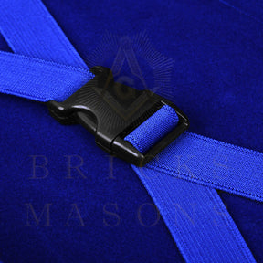 Past Master Blue Lodge Apron Case - Personalized Silver Emblem Various Sizes & Materials - Bricks Masons