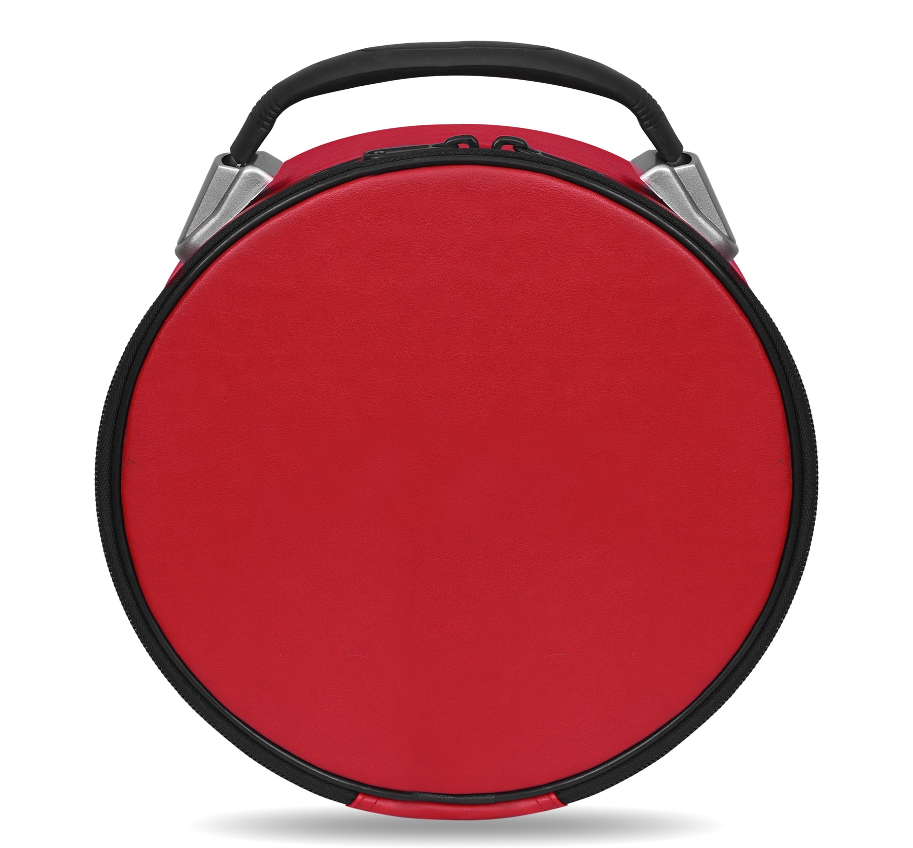 Universal Crown Cap Case - Red Imitation Leather Customizable - Bricks Masons