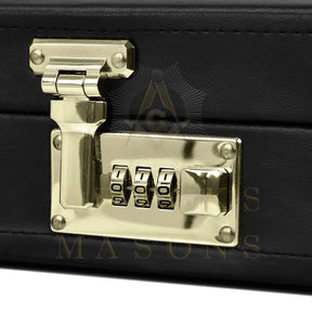 Past Master Blue Lodge Apron Case - Machine Embroidery Personalization Various Sizes & Materials - Bricks Masons