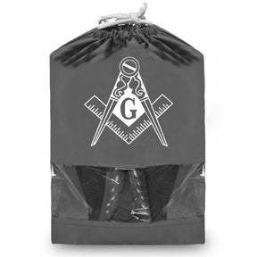 Master Mason Blue Lodge Shoe Cover - Gray Color (Set of 10) - Bricks Masons