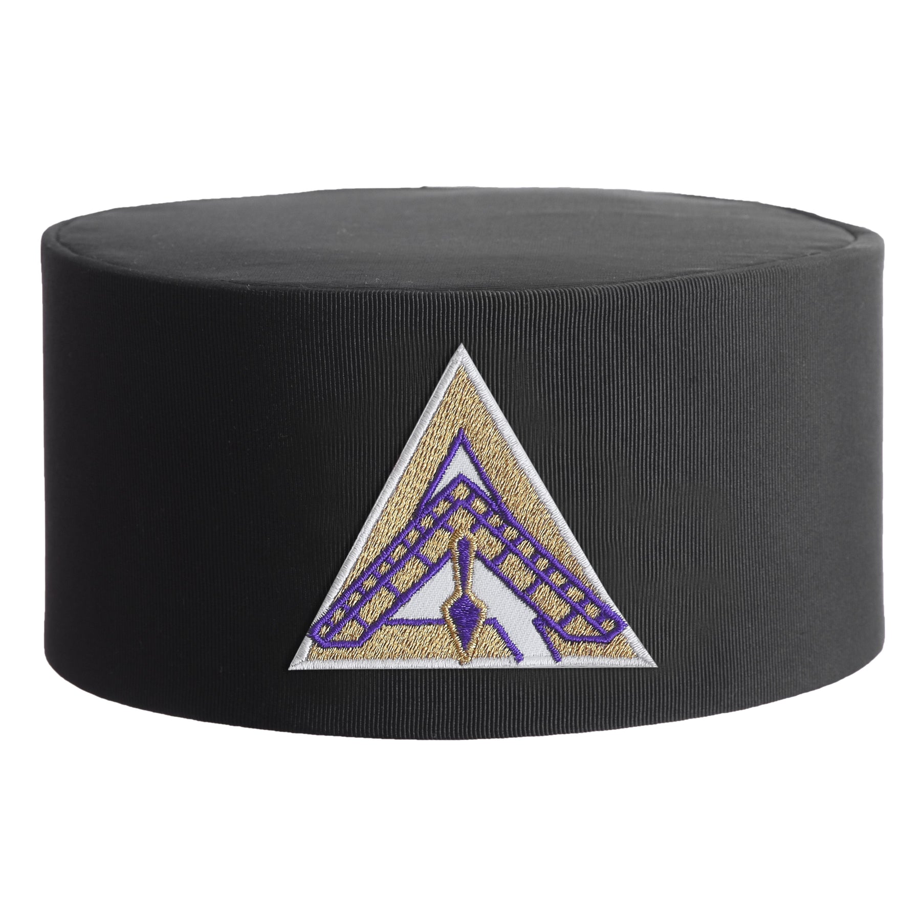 Royal & Select Masters English Regulation Crown Cap - White & Gold Patch - Bricks Masons