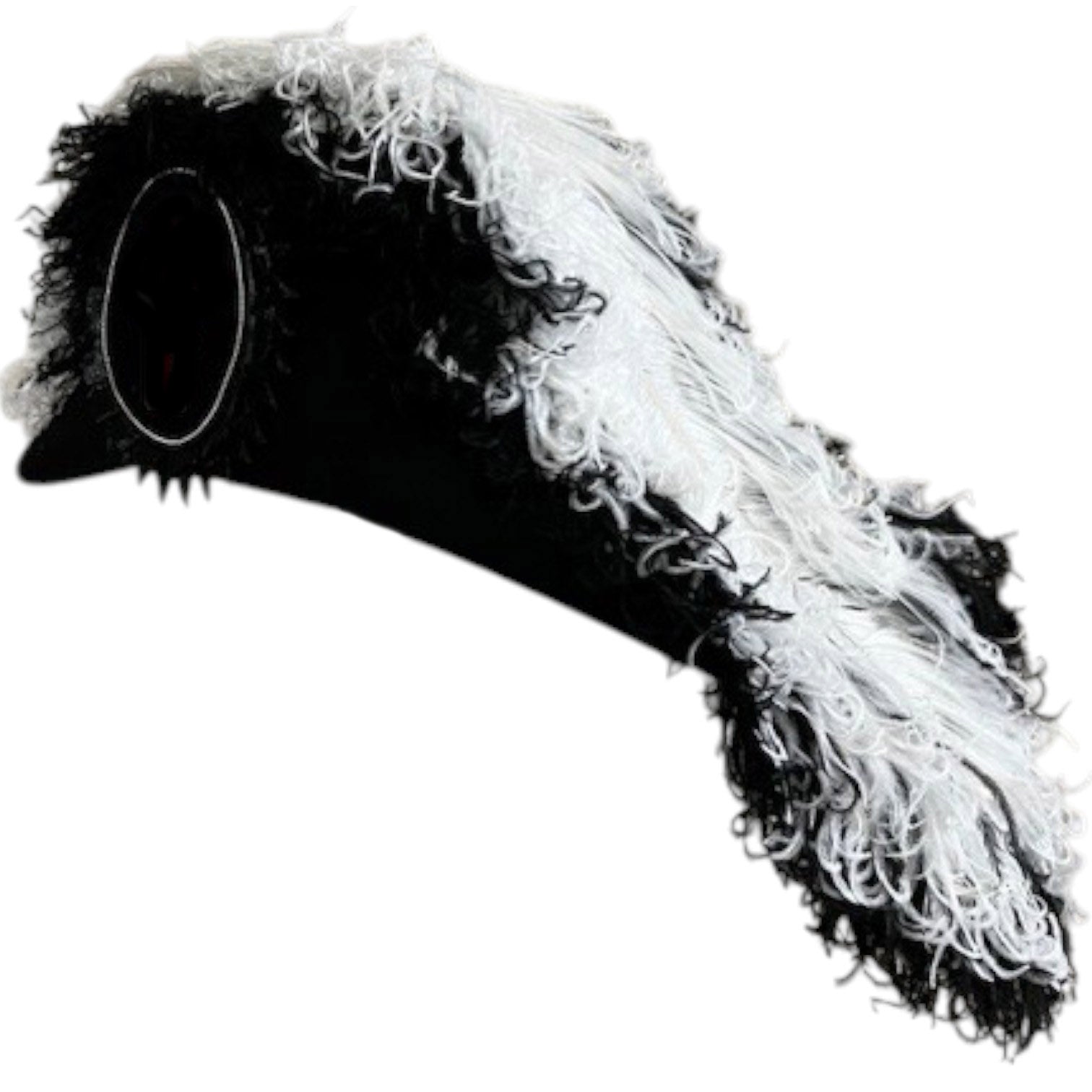 Past Grand Commander Knights Templar Chapeau - Black Underlayer Plumes - Bricks Masons