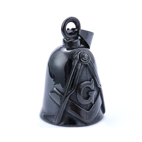 Master Mason Blue Lodge Pendant - 3D Masonic Bell with Square & Compass Emblem - Bricks Masons