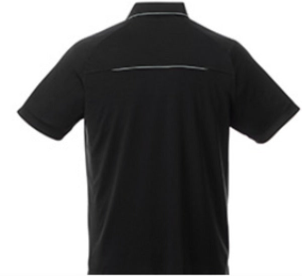 Master Mason Blue Lodge Polo Shirt - Black Debossed - Bricks Masons