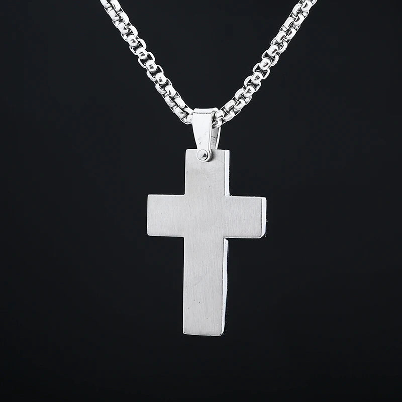 Knights Templar Commandery Necklace - Red Cross Stainless Steel