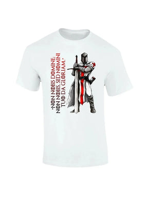 Knights Templar Commandery T-Shirt - Cotton Short Sleeve O-Neck Templar Knight