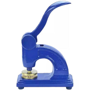 Shriners Long Reach Seal Press - Heavy Embossed Stamp Blue Color Customizable - Bricks Masons