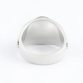 Master Mason Blue Lodge Ring - Square & Compasses G with Antique Skull