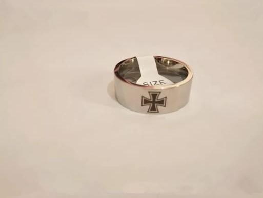 Knights Templar Commandery Ring - Cross Band