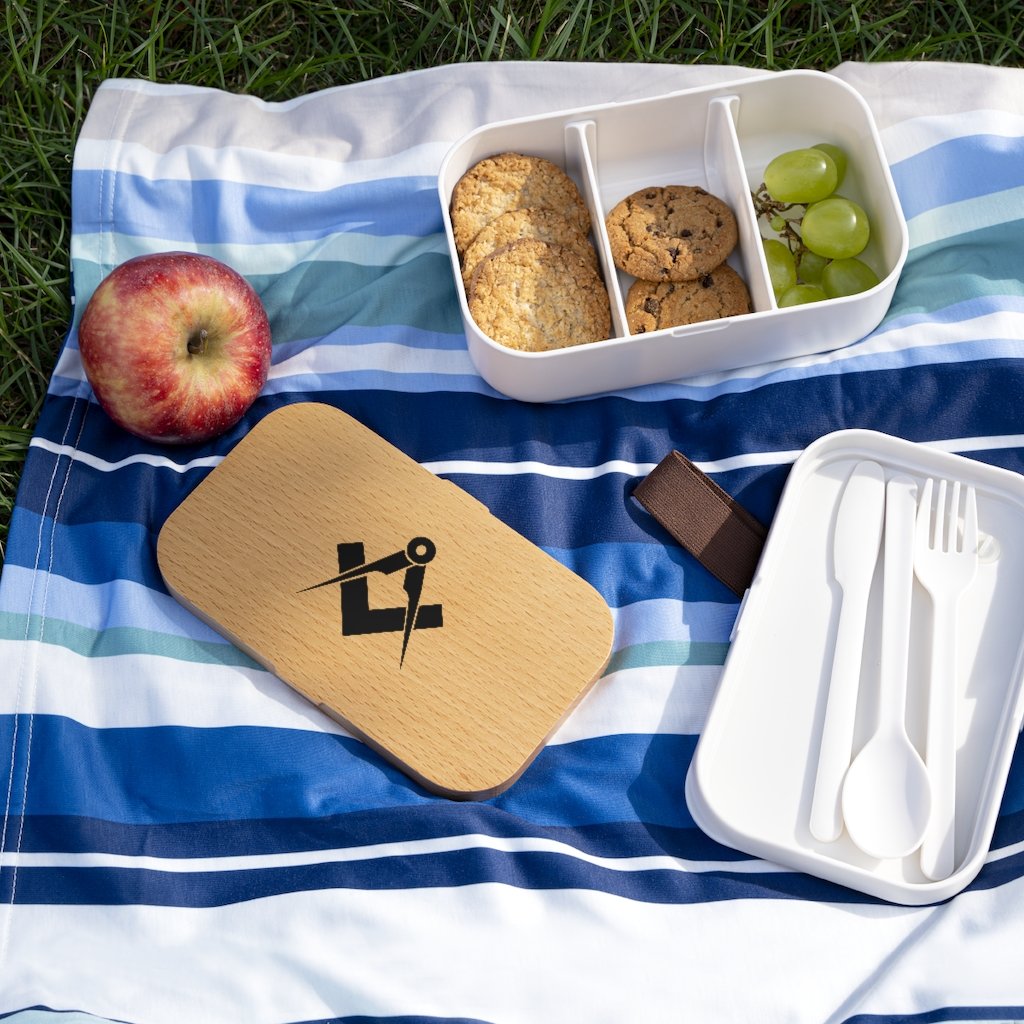 Master Mason Blue Lodge Lunch Box - With Wooden Cover