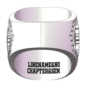 Master Mason Blue Lodge Ring - 18k Yellow Gold Face With Rhinestone - Bricks Masons