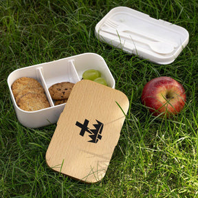 Knights Templar Commandery Lunch Box - Wooden Lid