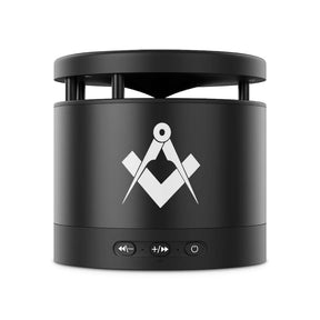 Master Mason Blue Lodge Speaker - Black with Square & Compass