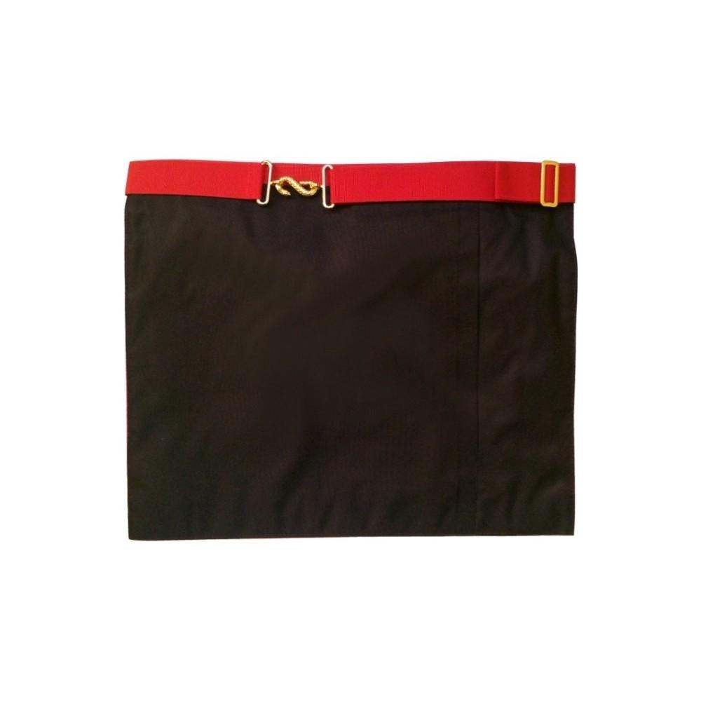 6th Degree Scottish Rite Apron - White & Red Moire