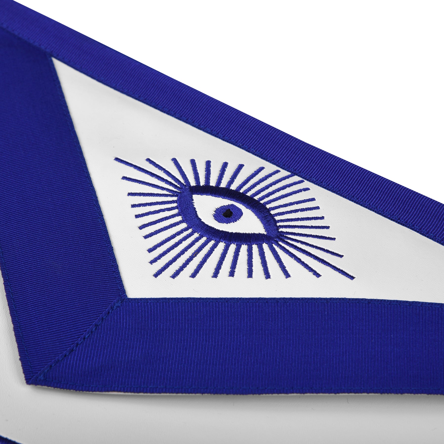 Historian Blue Lodge Officer Apron - White & Blue - Bricks Masons