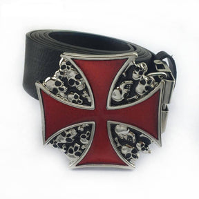Knights Templar Belt - Red Cross - Bricks Masons