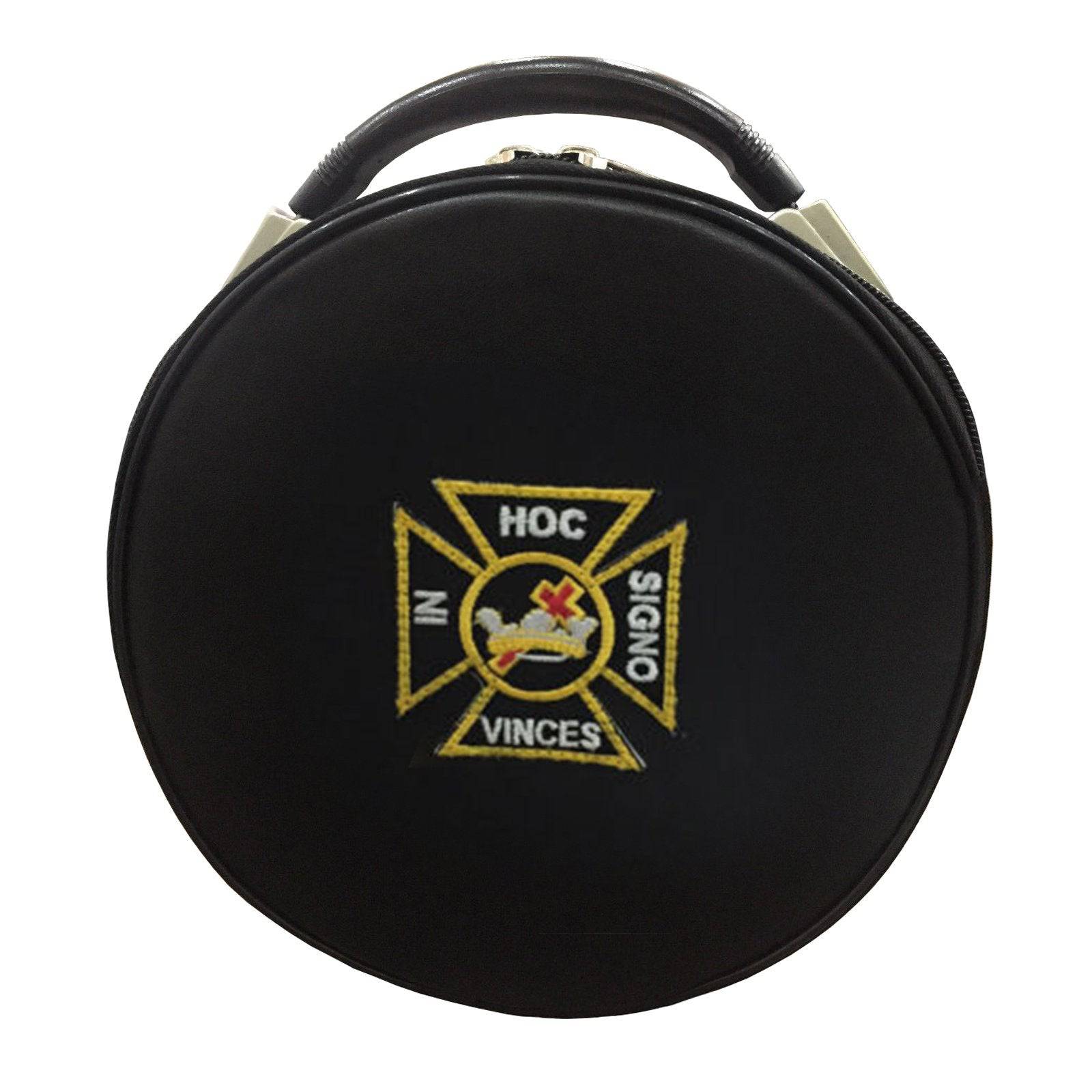 Knights Templar Crown Cap Case - Black - Bricks Masons