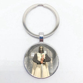 Knights Templar Commandery Keychain - (54 variants) - Bricks Masons