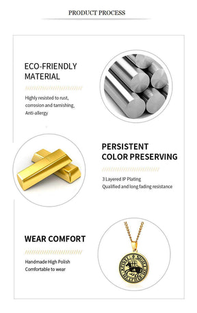 Knights Templar Necklace - (Various Colors) - Bricks Masons