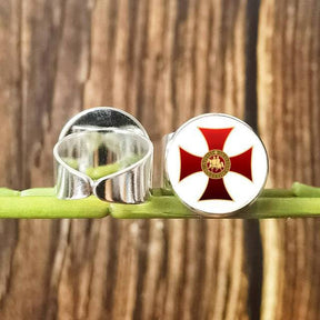 Knights Templar Ring - Vintage with Red Cross Crusader (Multiple variants) - Bricks Masons