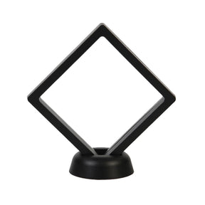 Masonic Coin Holder - 3D Floating Coin Display Black & White - Bricks Masons