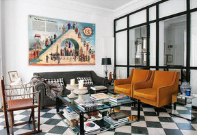 Masonic Flag - The Structure Of Freemasonry Flag 1956 Life Magazine - Bricks Masons