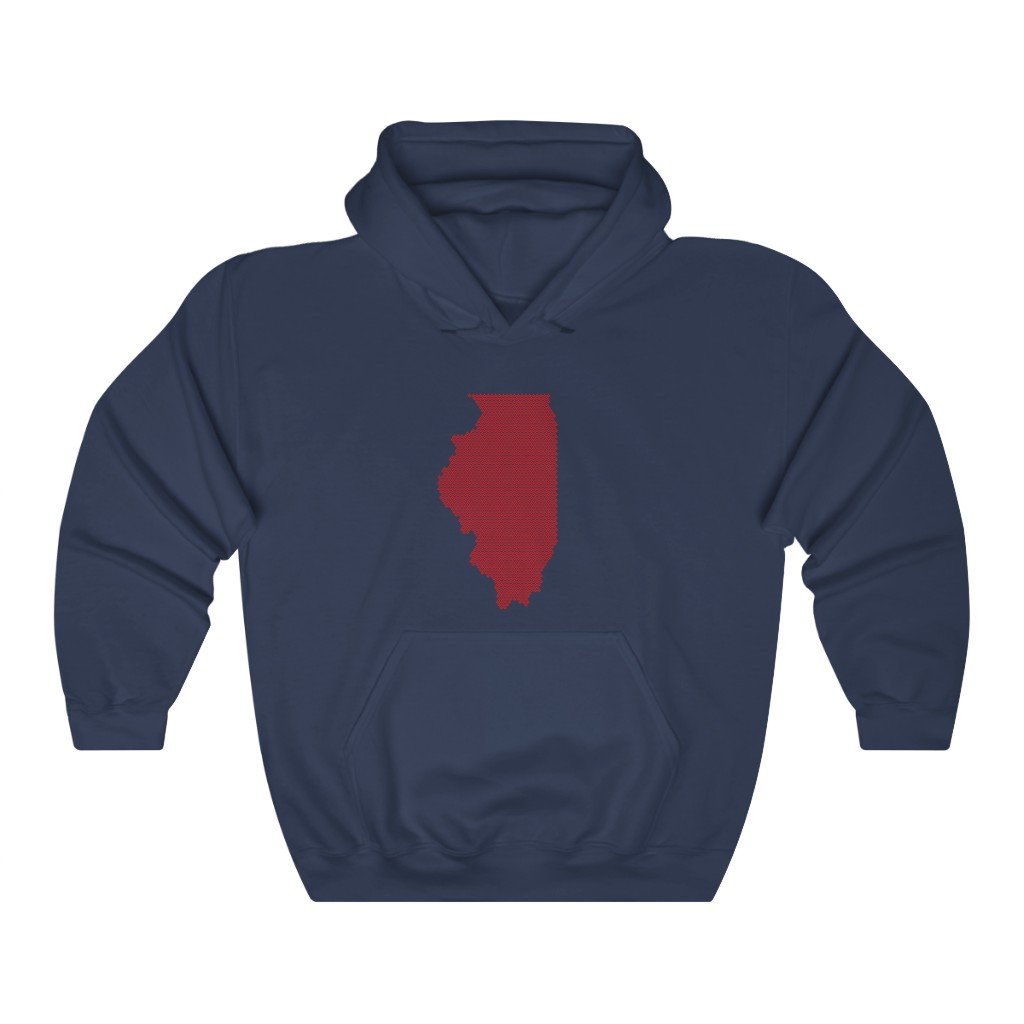 Masonic Hoodie - ILLINOIS State - Bricks Masons