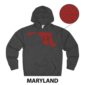 Masonic Hoodie - MARYLAND State - Bricks Masons