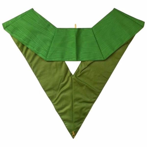 5th Degree Scottish Rite Collar - Green Moire