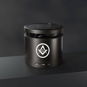 Master Mason Blue Lodge Bluetooth Speaker - Square & Compass G - Bricks Masons
