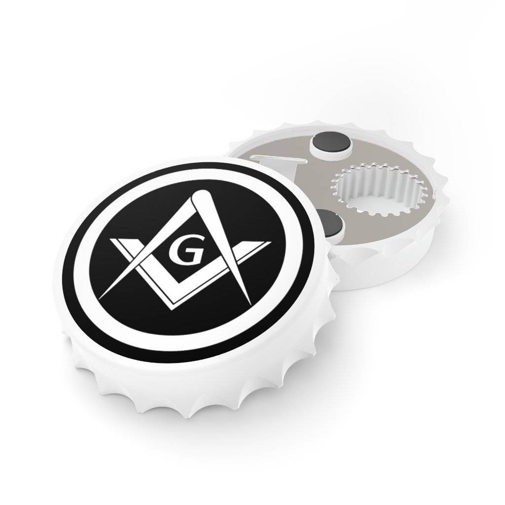 Master Mason Blue Lodge Bottle Opener - Square & Compass G - Bricks Masons