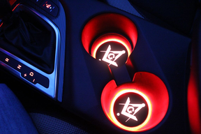 Master Mason Blue Lodge Cup Holder - Various LED Colors - Bricks Masons