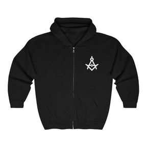 Master Mason Blue Lodge Hoodie - Various Colors Square & Compass G - Bricks Masons