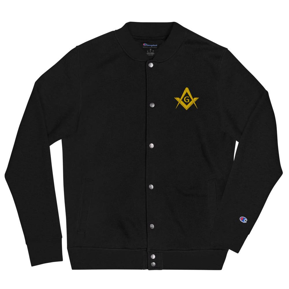Master Mason Blue Lodge Jacket - Golden Embroidery - Bricks Masons