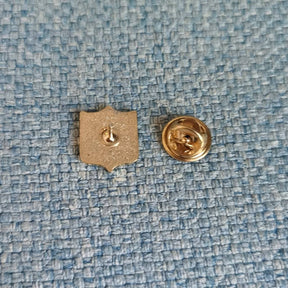 Master Mason Blue Lodge Lapel Pin - Football Square & Compass With G - Bricks Masons